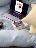 Everyday Contrast Cotton Jersey Bedding Set original reference image 4
