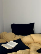 Everyday Contrast Cotton Jersey Bedding Set original reference image 11