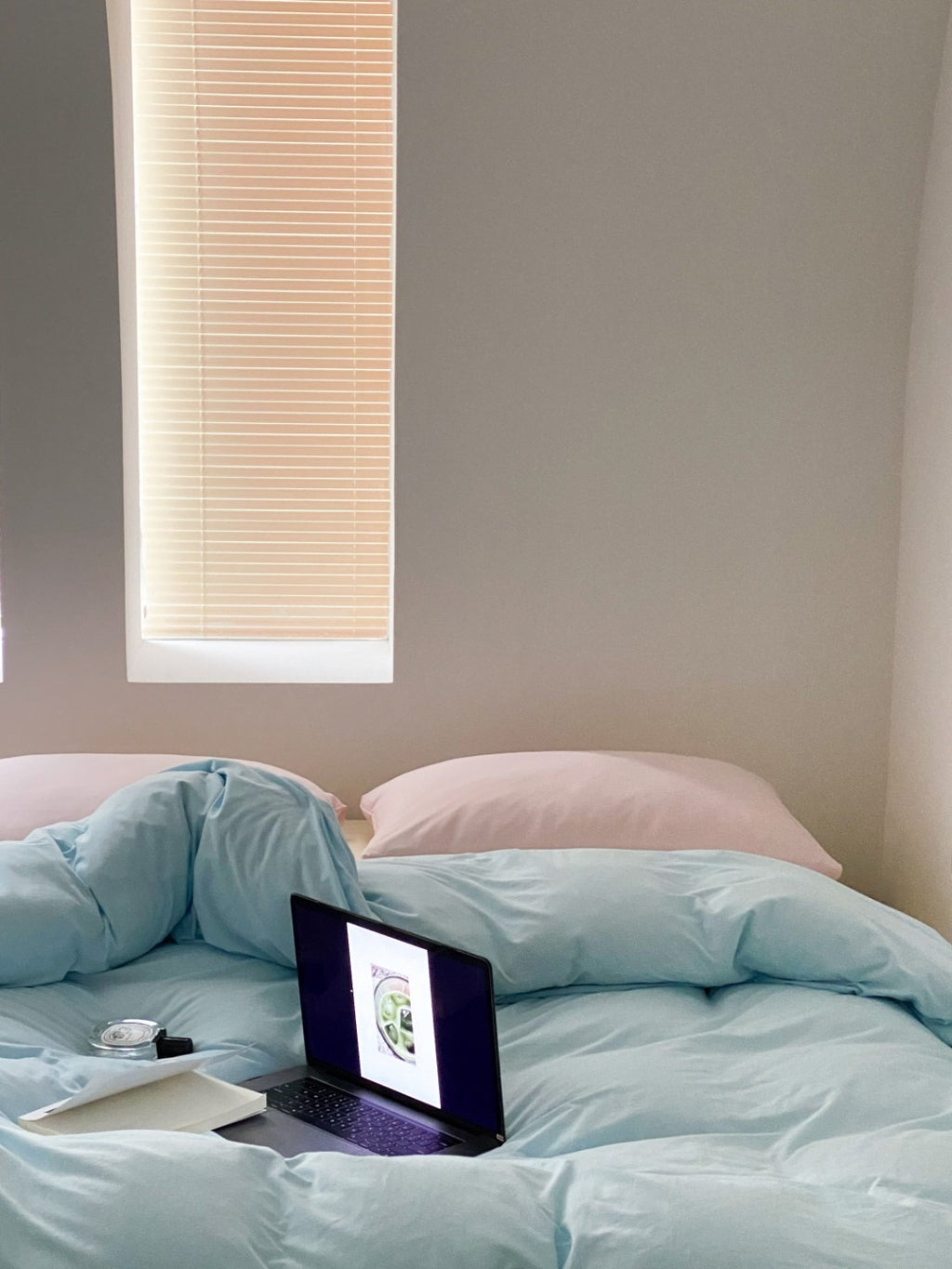 Everyday Contrast Cotton Jersey Bedding Set original reference image 25