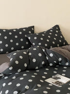 Everyday Dot Cotton Jersey Bedding Set original reference image 2