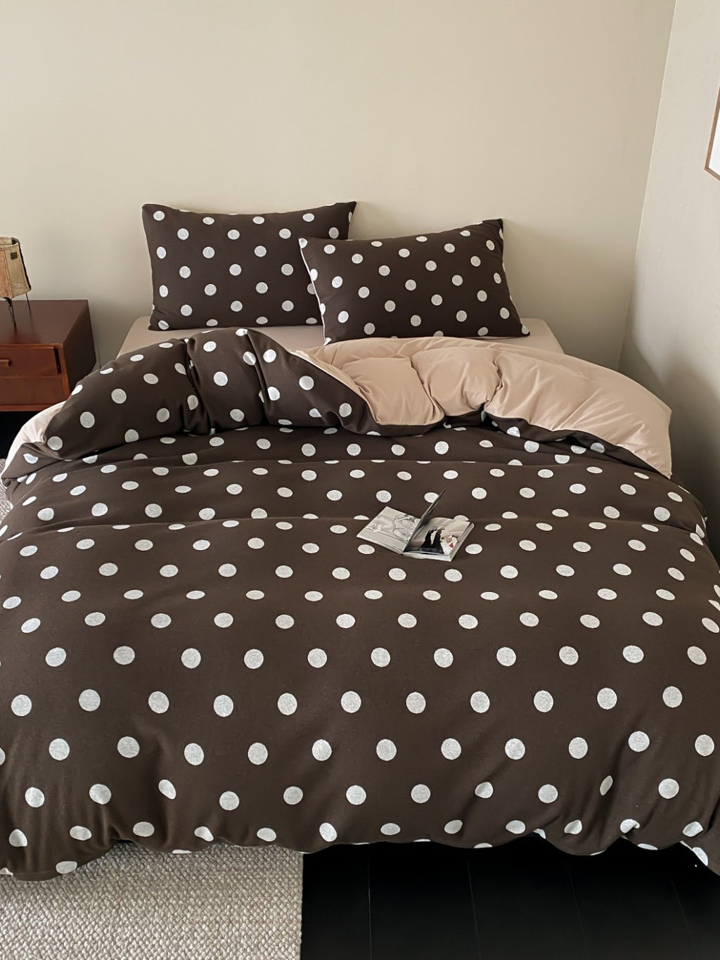 Everyday Dot Cotton Jersey Bedding Set original reference image 9