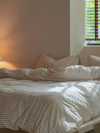 Everyday Stripe Cotton Jersey Bedding Set original reference image 7