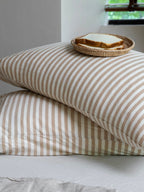 Everyday Stripe Cotton Jersey Bedding Set original reference image 8