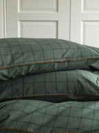 Heritage Check Cotton Flannel Bedding Set original reference image 8