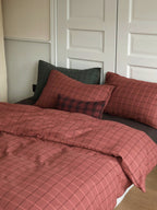 Heritage Check Cotton Flannel Bedding Set original reference image 10