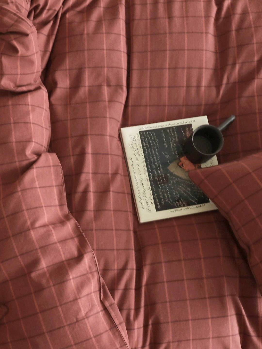 Heritage Check Cotton Flannel Bedding Set original reference image 14