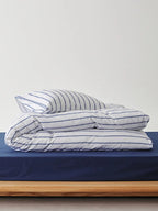 Irregular Stripe Cotton Duvet Cover