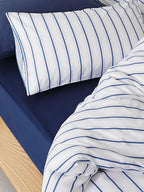 Irregular Stripe Cotton Duvet Cover
