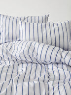 Irregular Stripe Cotton Duvet Cover