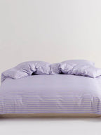 Lavender Bengal Stripe Duvet Cover