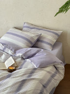 Lavender Mist Jacquard Cotton Bedding Set original reference image 6