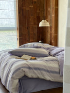 Lavender Mist Jacquard Cotton Bedding Set original reference image 7