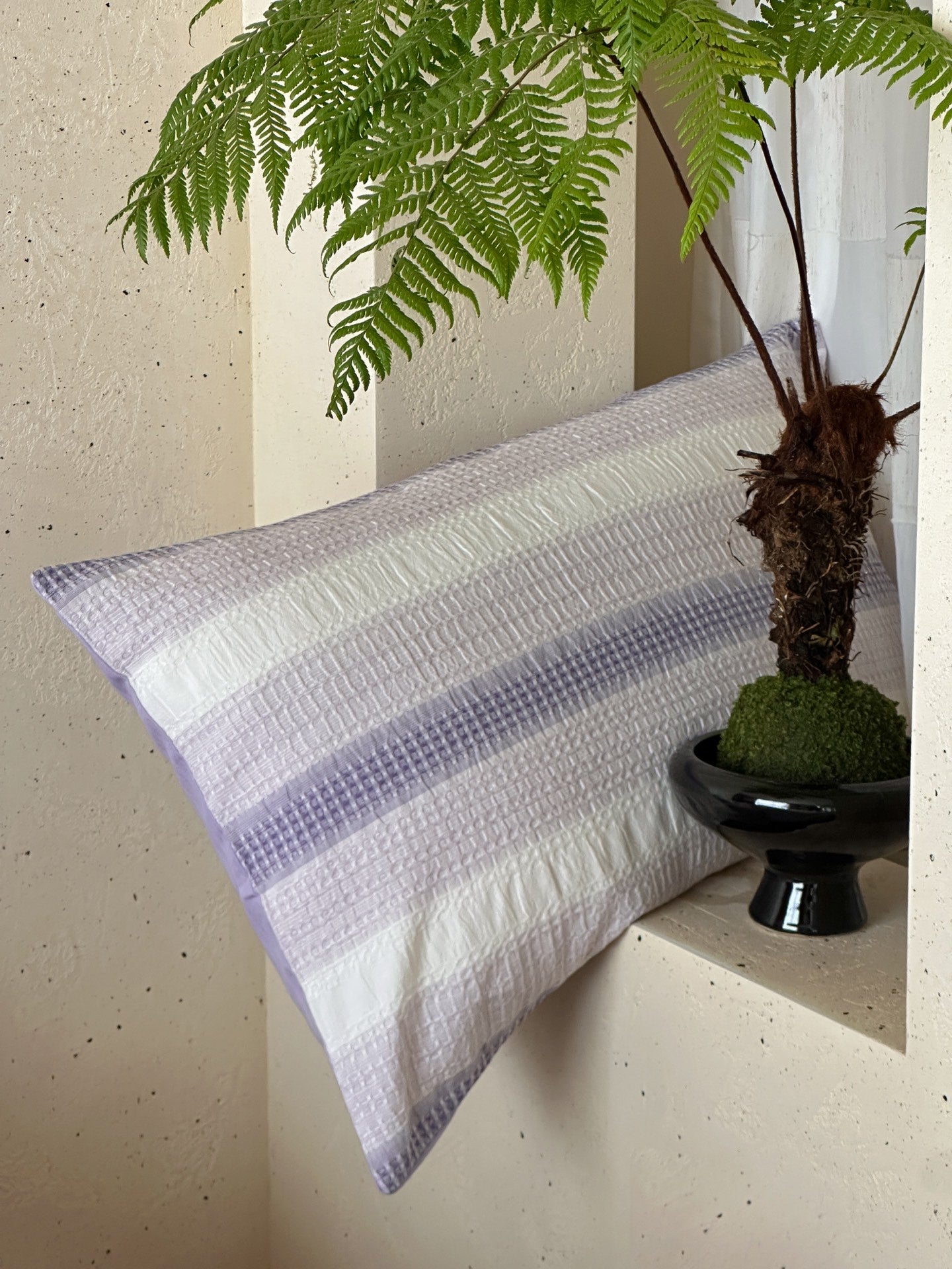 Lavender Mist Jacquard Cotton Bedding Set original reference image 9