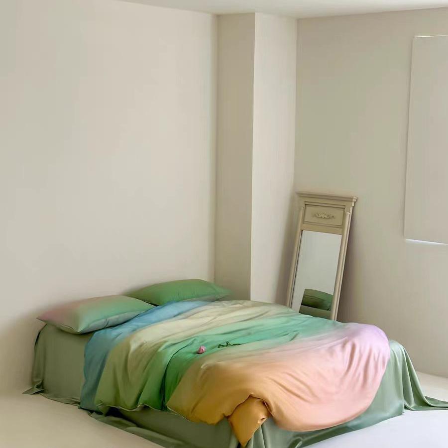 Luxury Ombre Aurora Duvet Cover - Purple