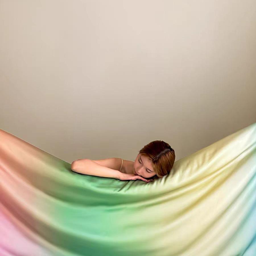 Luxury Ombre Aurora Duvet Cover - Purple