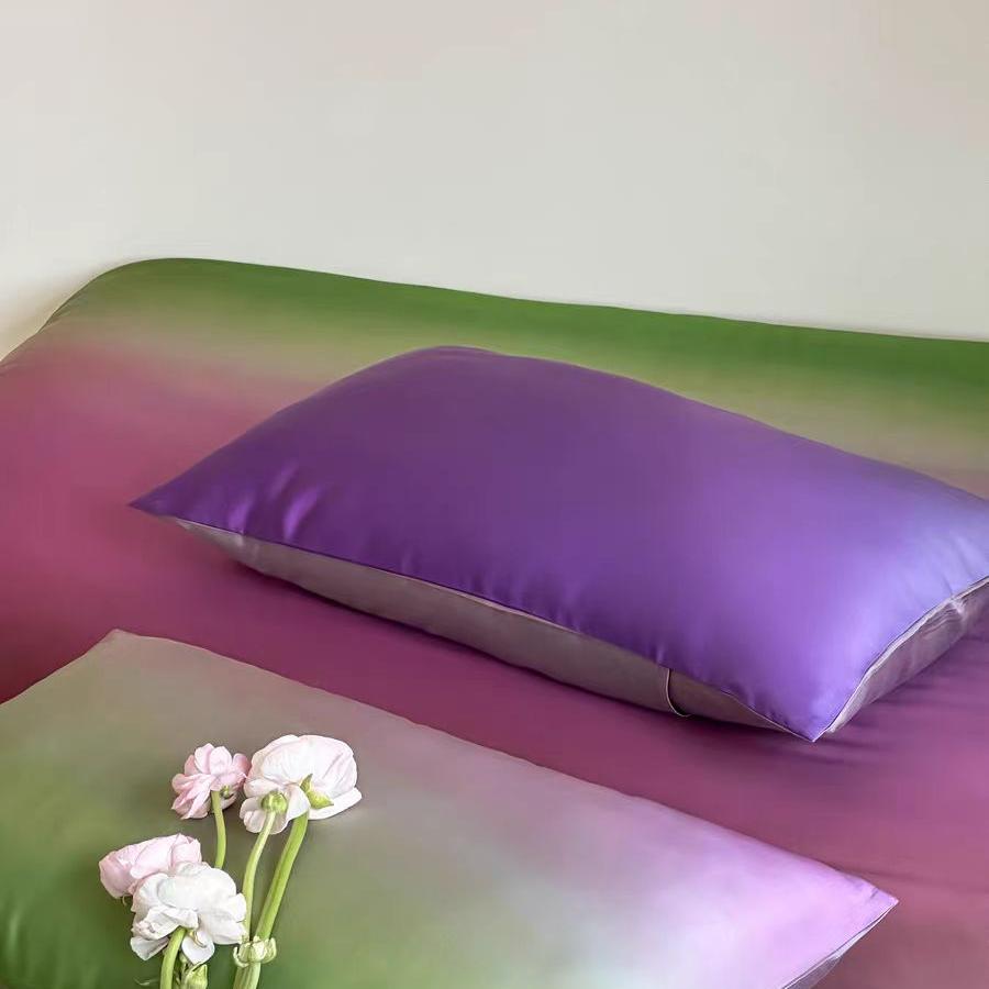 Luxury Ombre Aurora Duvet Cover - Purple