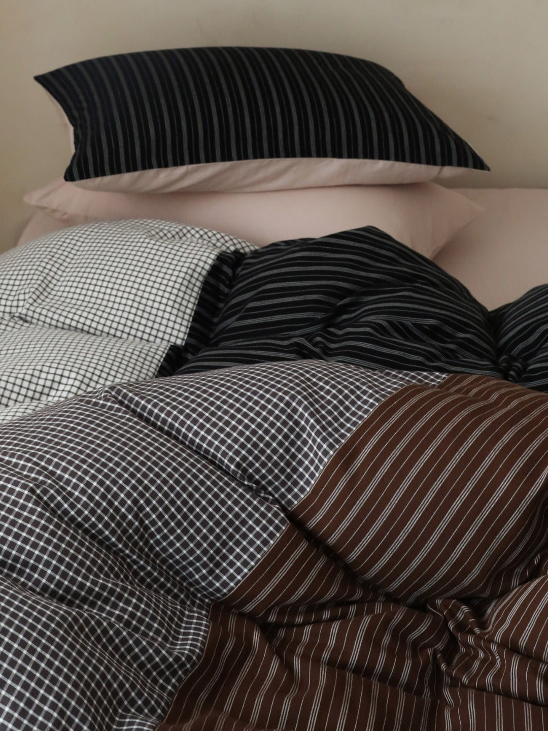 Mosaic Cotton Double Gauze Bedding Set original reference image 3