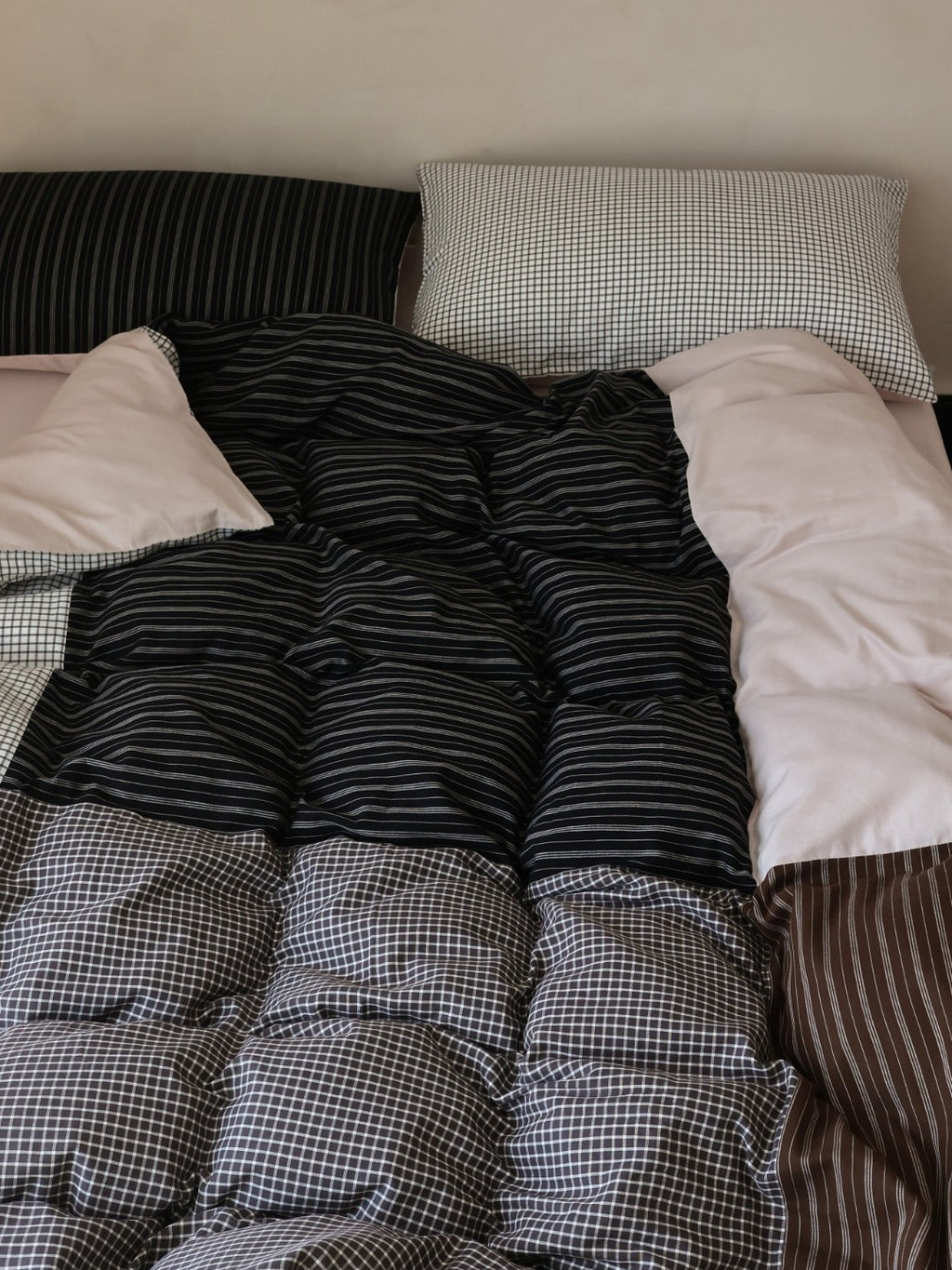 Mosaic Cotton Double Gauze Bedding Set original reference image 8