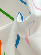 Multicolor Stripe Cotton Duvet Cover