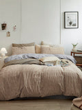 Oat Whisper Cotton Seersucker Bedding Set original reference image 1