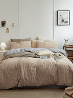 Oat Whisper Cotton Seersucker Bedding Set original reference image 1