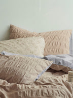 Oat Whisper Cotton Seersucker Bedding Set original reference image 3