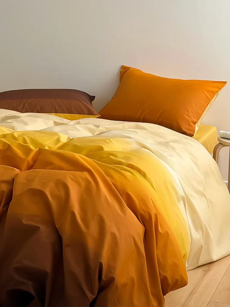 Ombre Gradient Cotton Duvet Cover