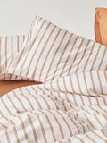 Pinstripe Cotton Duvet Cover