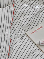 Pinstripe Cotton Duvet Cover