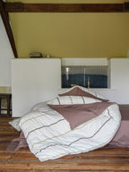 Rosewood Checked Jacquard Cotton Bedding Set original reference image 2
