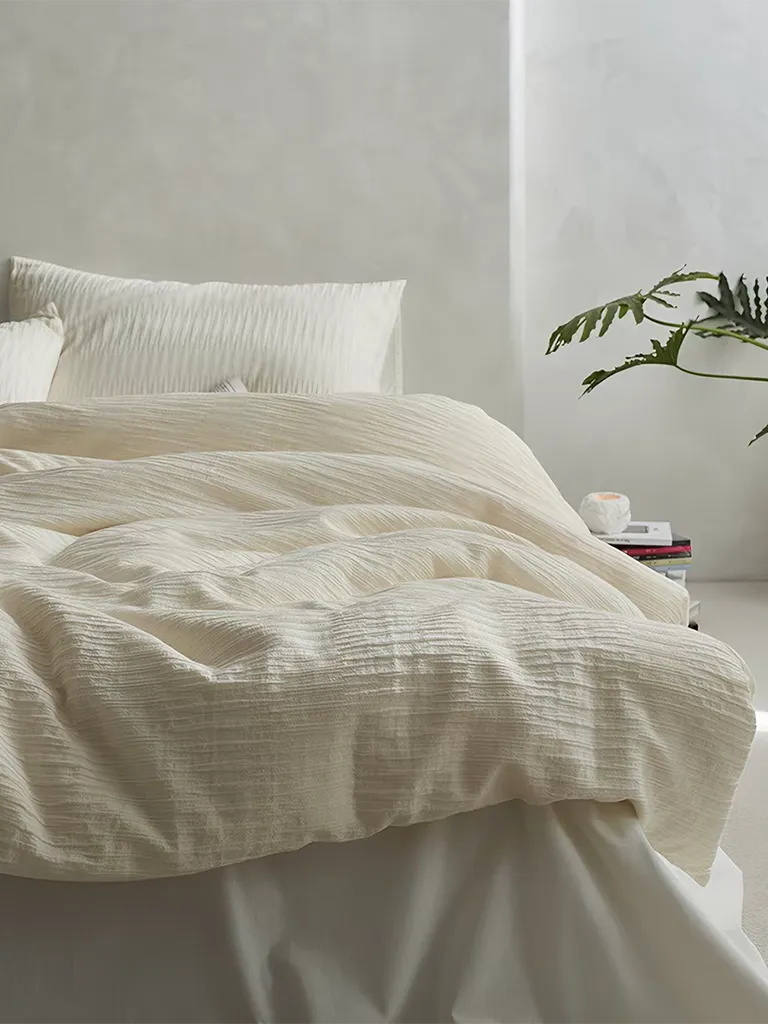 Seersucker Cotton Duvet Cover