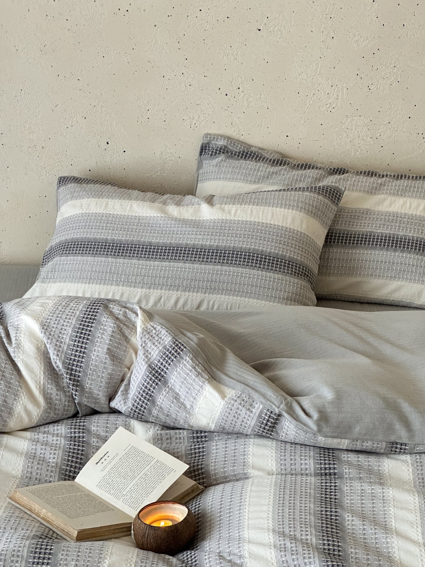 Silver Mist Jacquard Cotton Bedding Set original reference image 3
