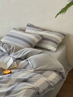 Silver Mist Jacquard Cotton Bedding Set original reference image 5