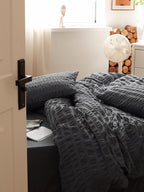 Slate Harbor Cotton Seersucker Bedding Set original reference image 8