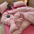 Sweet Stripes Duvet Cover - Pink