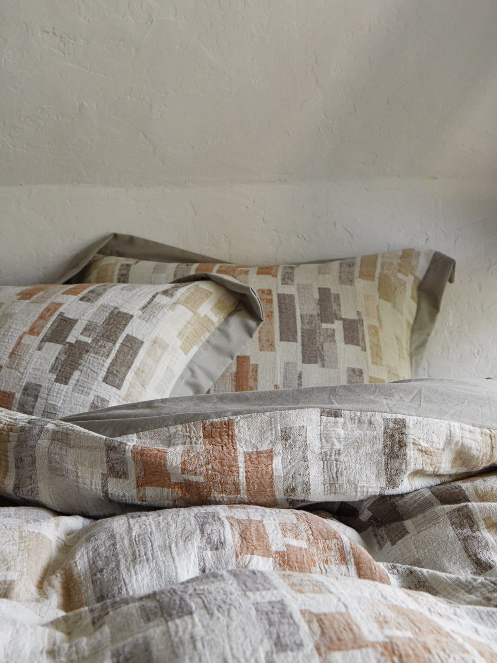 Terra Mosaic Cotton Jacquard Bedding Set original reference image 2