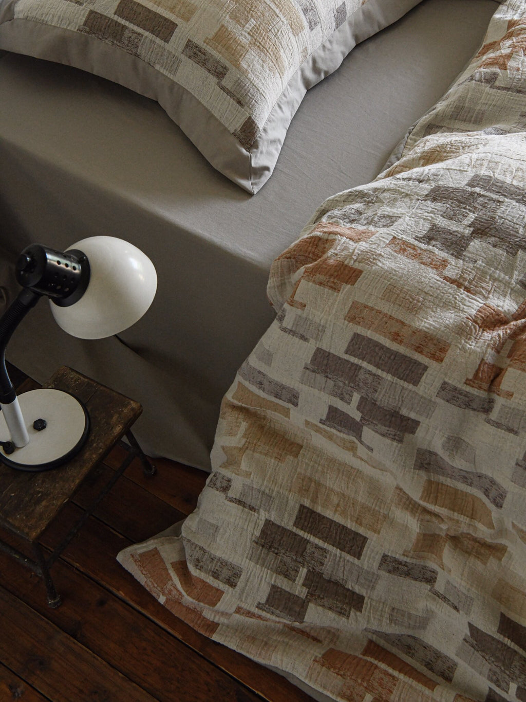 Terra Mosaic Cotton Jacquard Bedding Set original reference image 5