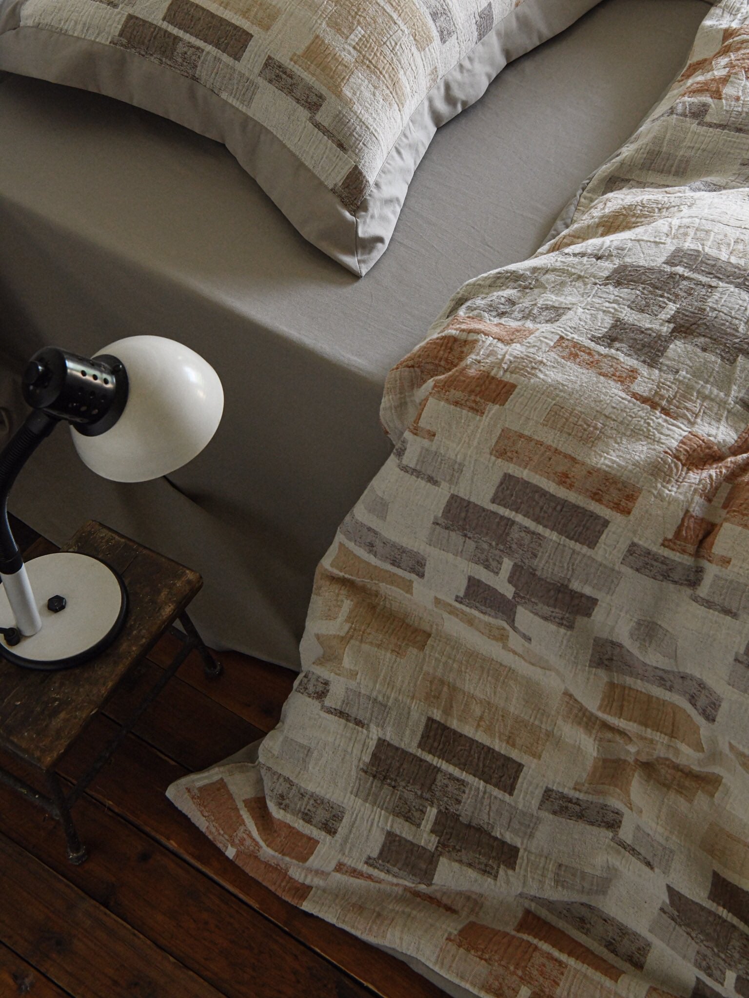 Terra Mosaic Cotton Jacquard Bedding Set original reference image 5