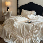 Ivory Ruffle Cloud Tencel Bedding Set
