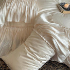 Ivory Ruffle Cloud Tencel Bedding Set