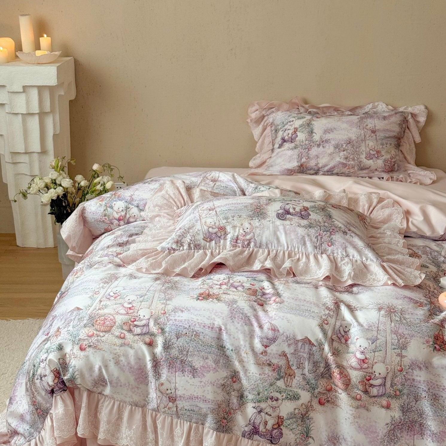 Coquette Lolita Ruffle Bedding Set