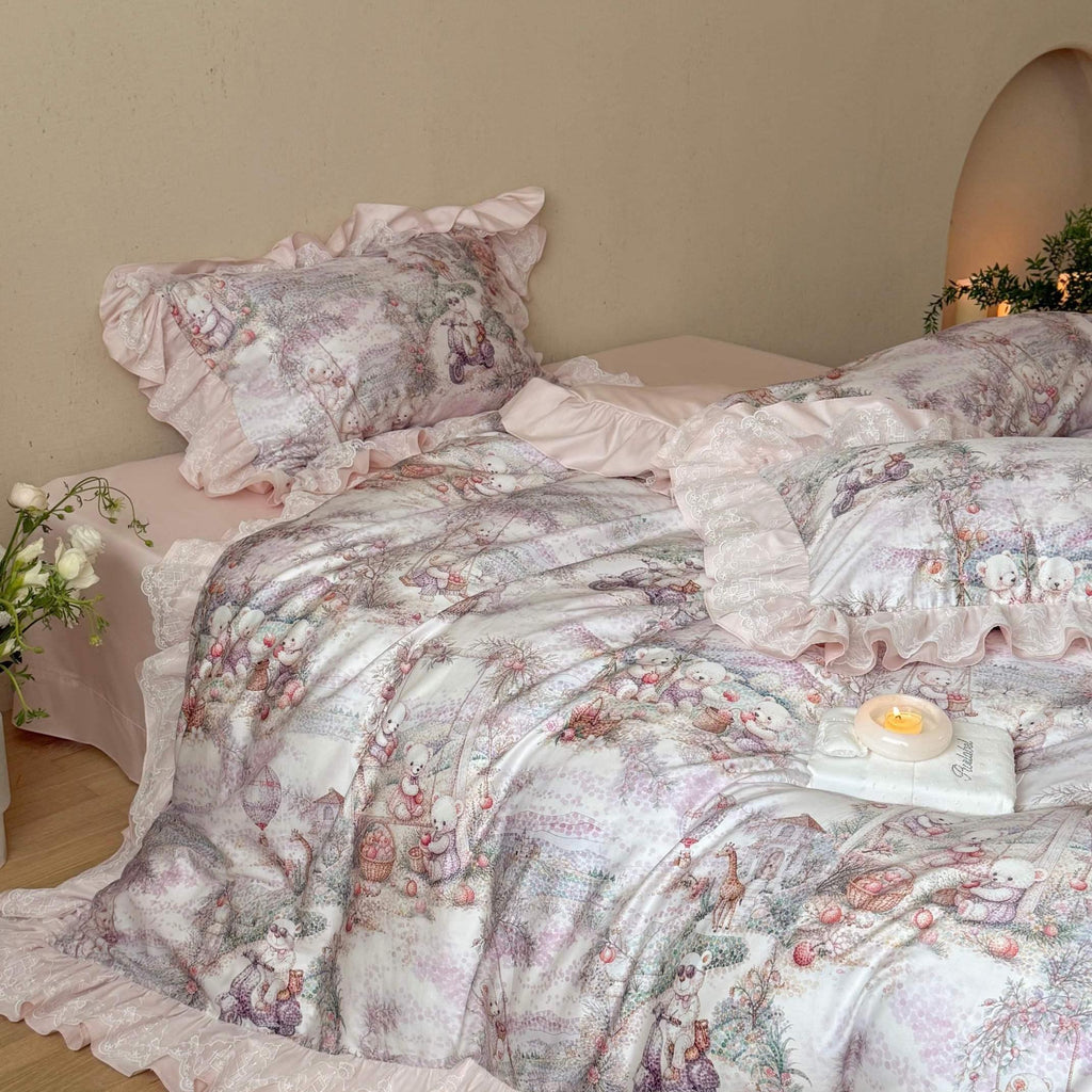 Coquette Lolita Ruffle Bedding Set