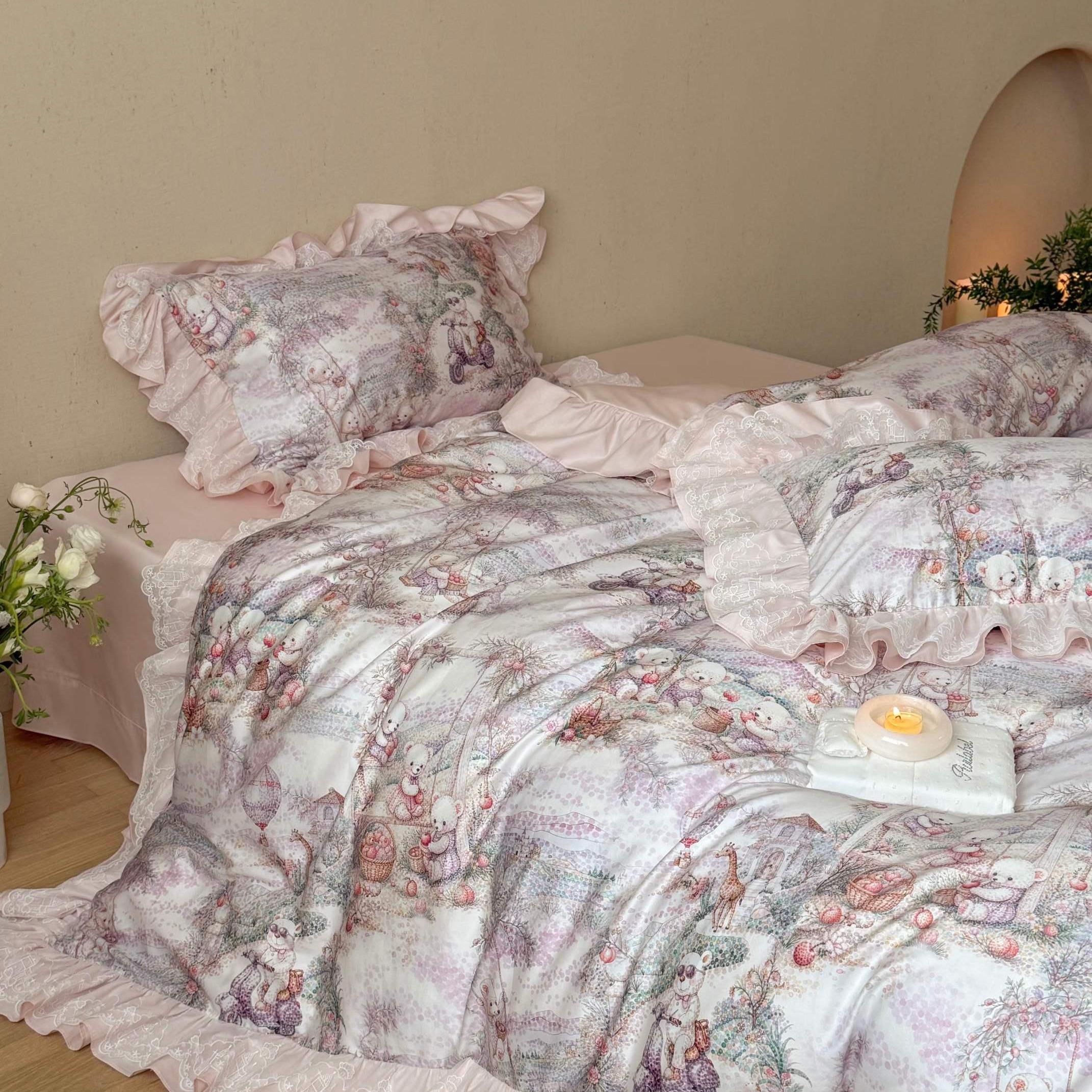 Coquette Lolita Ruffle Bedding Set