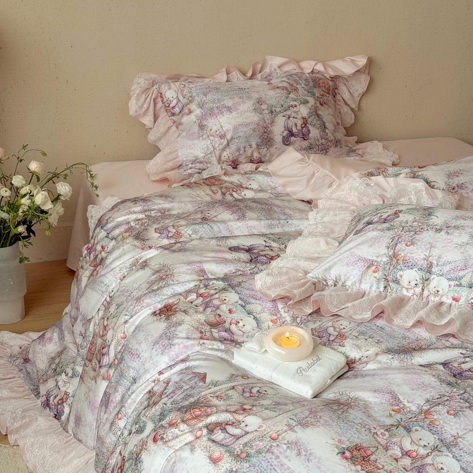 Coquette Lolita Ruffle Bedding Set