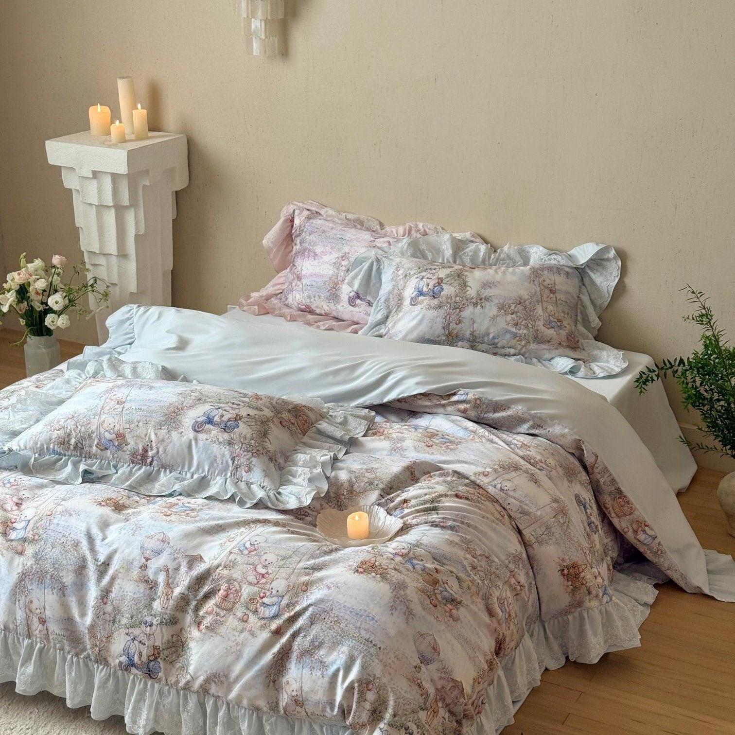 Coquette Lolita Ruffle Bedding Set