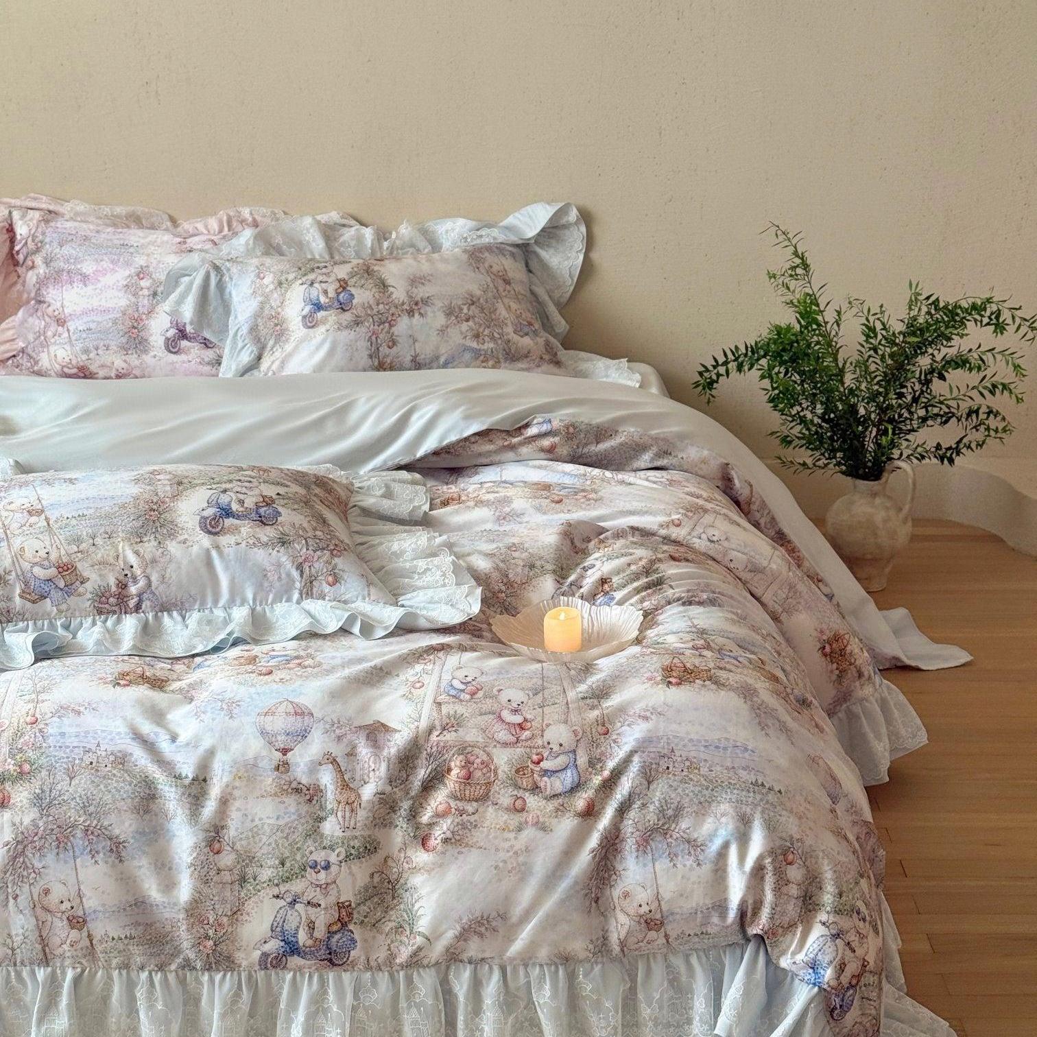 Coquette Lolita Ruffle Bedding Set