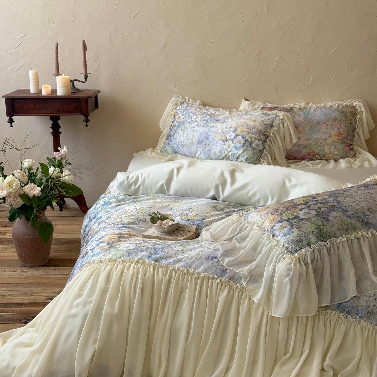 Meadow Whisper Ruffle Bedding Set