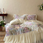 Oil Garden Veil Ruffle Bedding Set