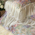 Oil Garden Veil Ruffle Bedding Set