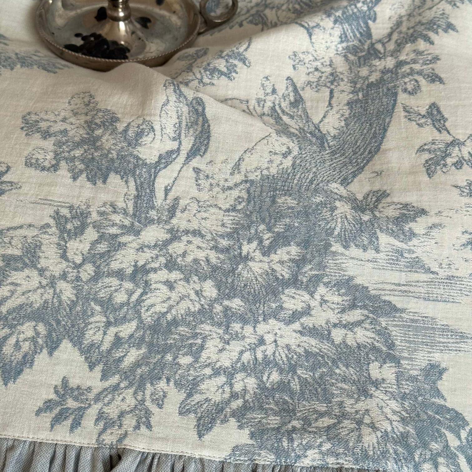 Quiet Manor Toile Ruched Bedding Set